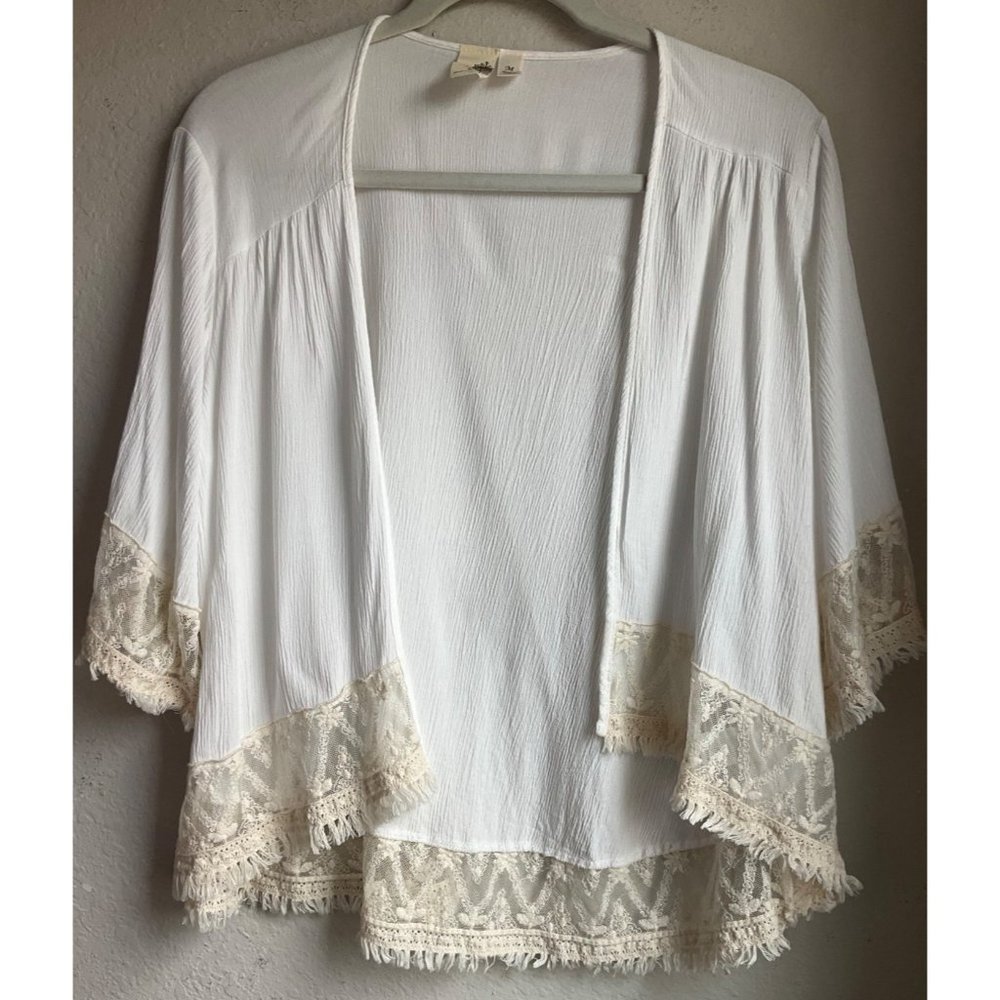Francesca’s Collection Women Sz.Medium kimono lightweight made USA Boho